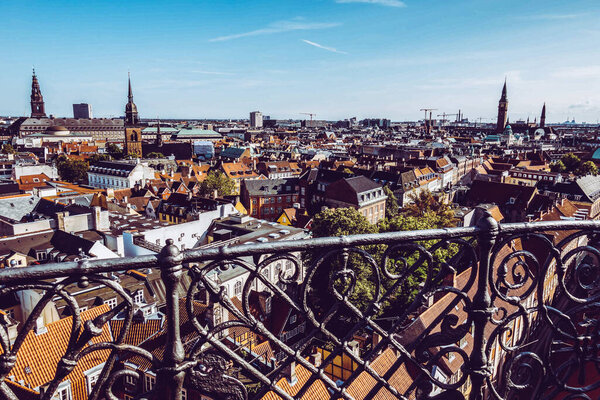 Copenhagen City, Denmark, Scandinavia. Beautiful summer day
