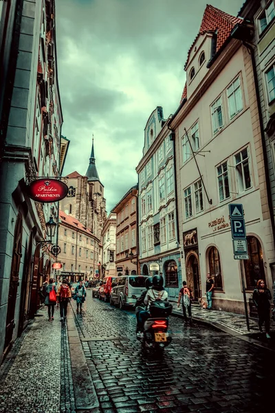 Hermosas Calles Arquitectura Otoño Praga —  Fotos de Stock