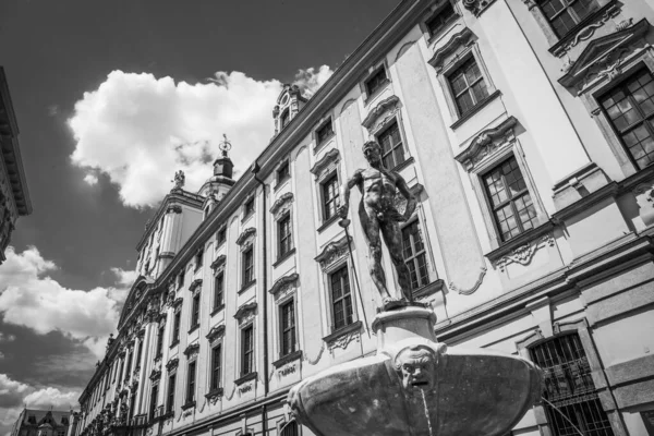 Die Architektur Der Alten Polnischen Stadt Breslau — Stockfoto