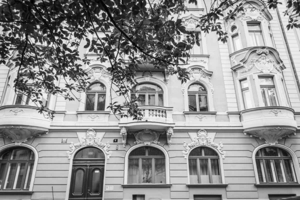 Arquitetura Antiga Praga Magnífica — Fotografia de Stock