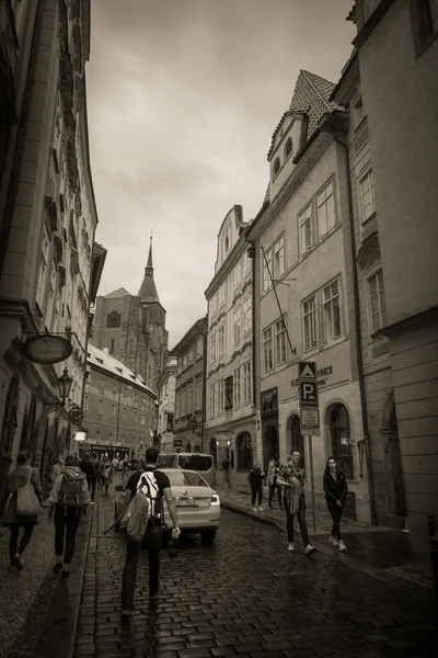 Hermosas Calles Arquitectura Otoño Praga —  Fotos de Stock