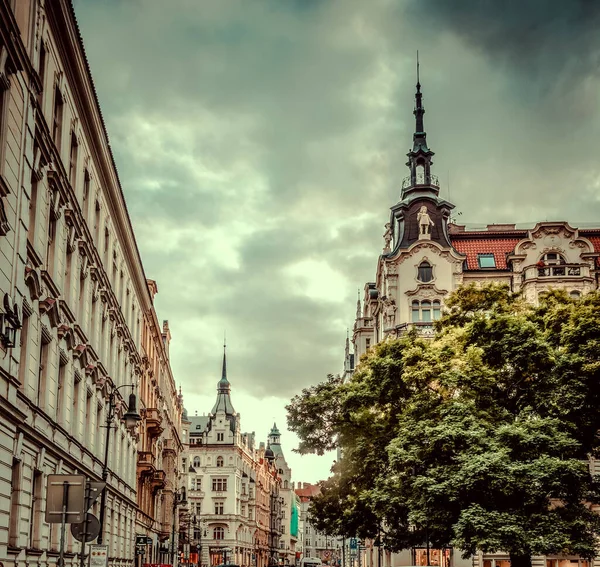 Arquitetura Antiga Praga Magnífica — Fotografia de Stock