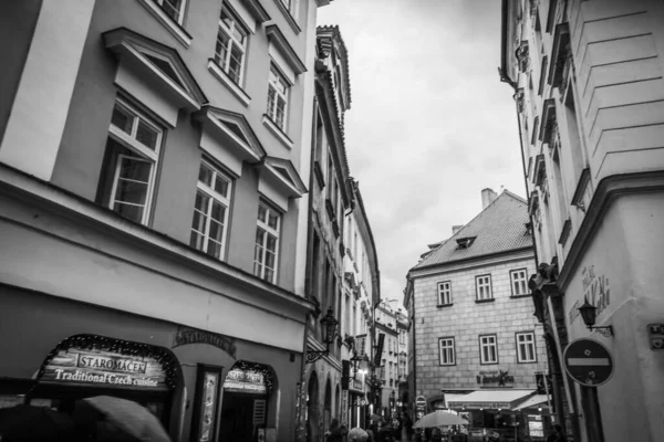 Hermosas Calles Arquitectura Otoño Praga —  Fotos de Stock