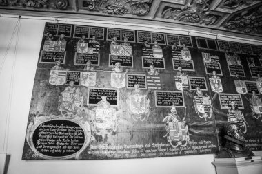 Kopenhag 'daki Rosenborg Kalesi' nin güzel odaları