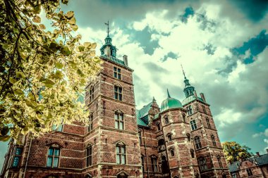 Kopenhag 'daki Güzel Rosenborg Kalesi