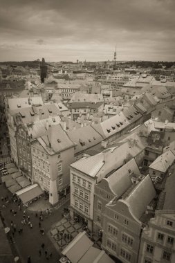 Ortaçağ Prag 'ının muhteşem mimarisi, Avrupa seyahati.