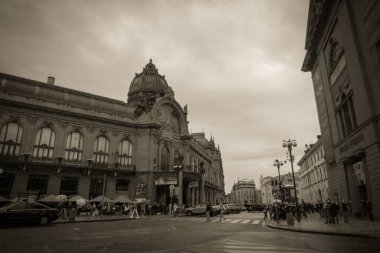 Güz Prag 'ın güzel sokakları ve mimarisi