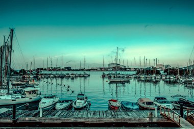 Kopenhag Şehri, Danimarka, İskandinavya. Güzel bir yaz günü