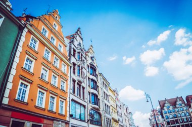 Wroclaw 'ın güzel, resimsi merkezi