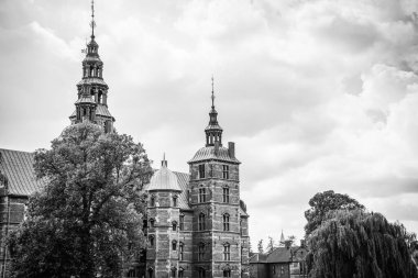 Kopenhag 'daki Güzel Rosenborg Kalesi