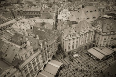 Ortaçağ Prag 'ının muhteşem mimarisi, Avrupa seyahati.