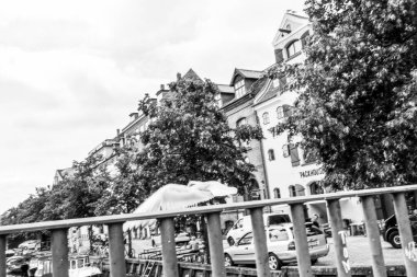 Kopenhag Şehri, Danimarka, İskandinavya. Güzel bir yaz günü