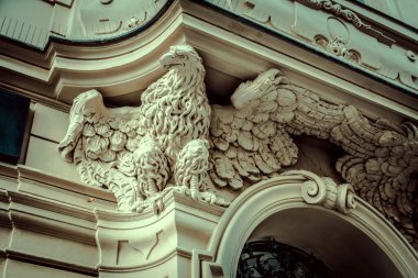 Güz Prag 'ın güzel sokakları ve mimarisi