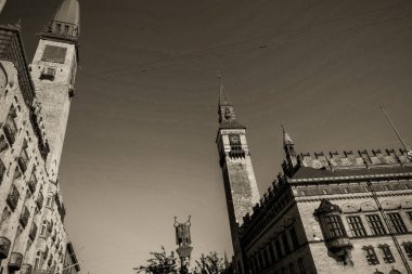 Kopenhag Şehri, Danimarka, İskandinavya. Güzel bir yaz günü