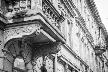 Muhteşem kış Lviv mimarisi ve sokakları