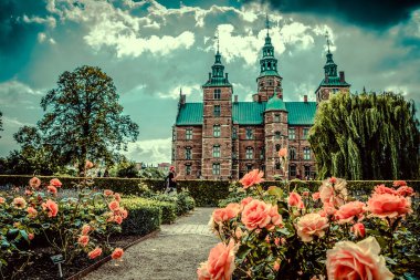 Kopenhag 'daki Güzel Rosenborg Kalesi
