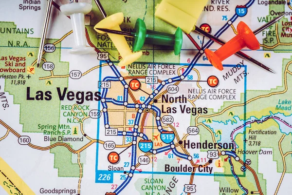 Las Vegas map Usa background. Travel