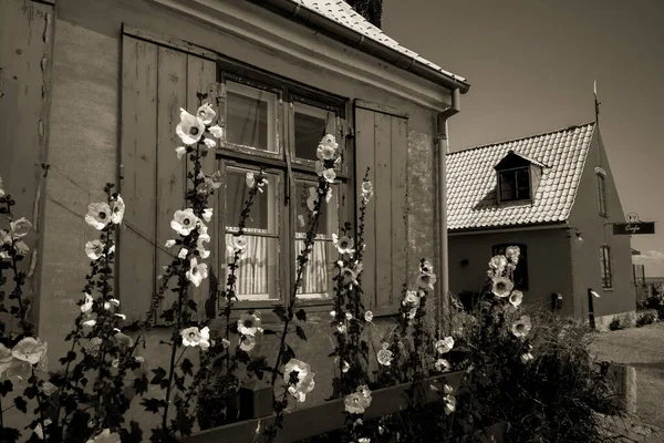 Bela Arquitetura Dinamarquesa Uma Pitoresca Aldeia — Fotografia de Stock