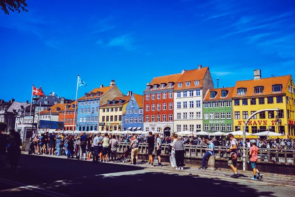 Strade Attrazioni Copenaghen Viaggio Copenaghen — Foto Stock