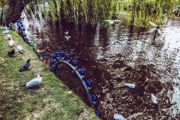 コペンハーゲンの美しい緑の公園 — ストック写真