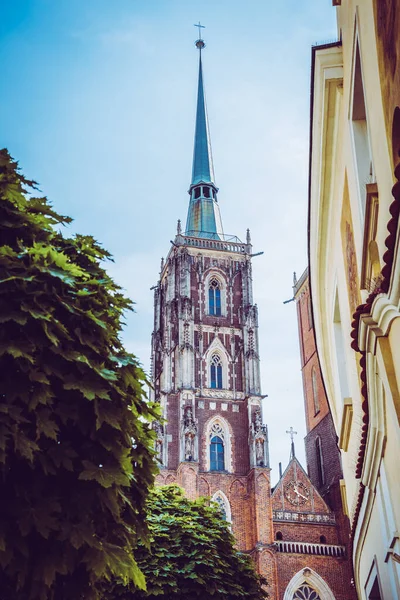 Magnifique Architecture Églises Wroclaw — Photo