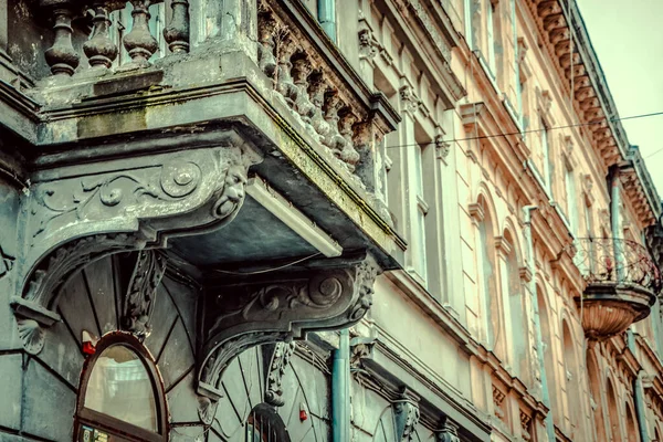 Magnífico Invierno Lviv Arquitectura Calles —  Fotos de Stock