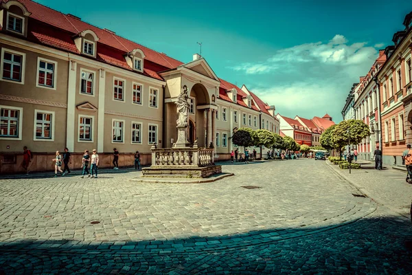 Arquitetura Antiga Cidade Polonesa Wroclaw — Fotografia de Stock