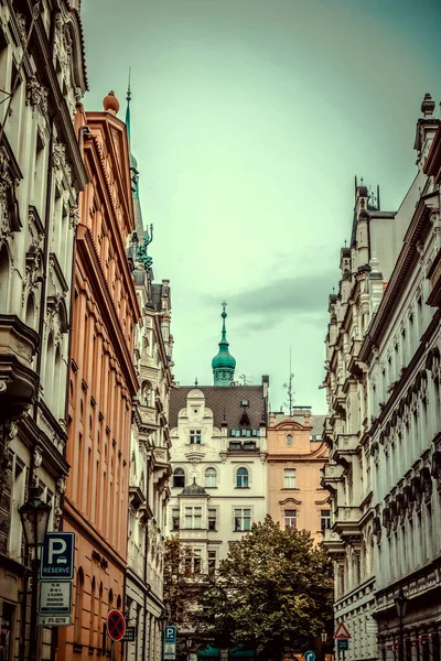 Beautiful Streets Architecture Autumn Prague — Stock Photo, Image
