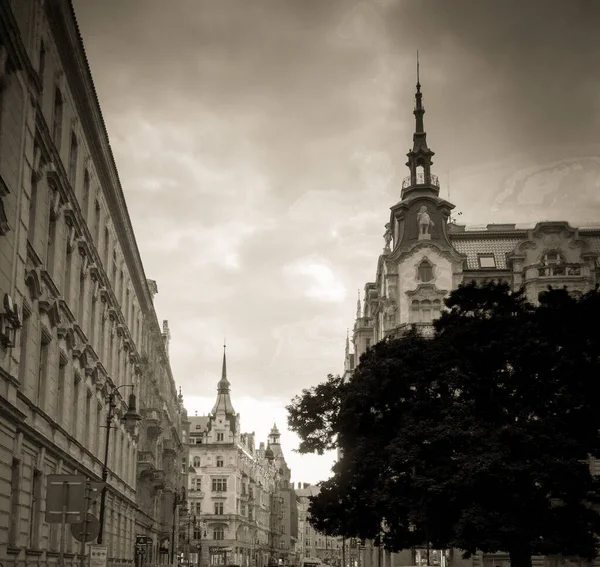 Arquitetura Antiga Praga Magnífica — Fotografia de Stock