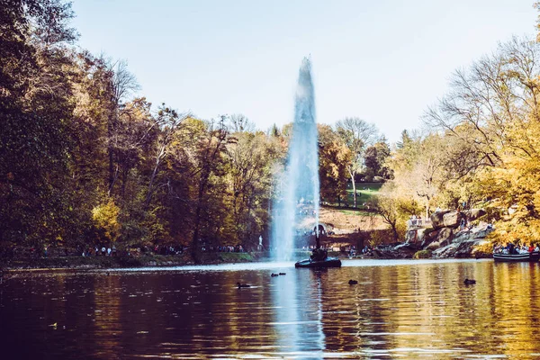 Hermoso Otoño Hermoso Parque Histórico — Foto de Stock