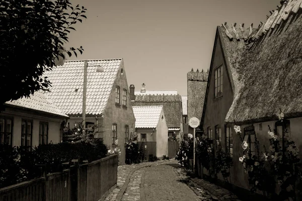 Schöne Dänische Architektur Einem Malerischen Dorf — Stockfoto