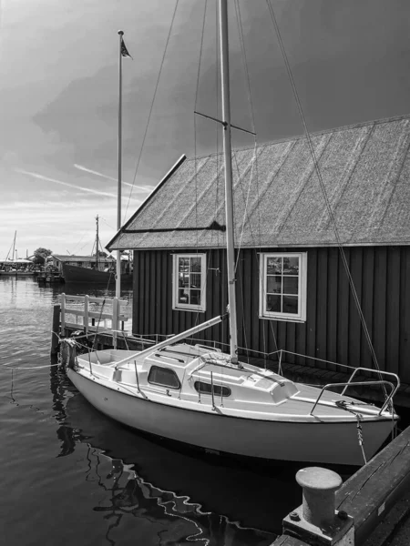 Danimarka Nın Güzel Deniz Köyü — Stok fotoğraf