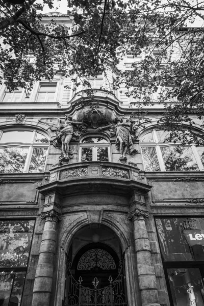 Beautiful Streets Architecture Autumn Prague — Stock Photo, Image