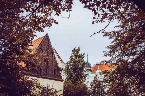 Belles Rues Architecture Automne Prague — Photo