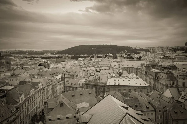 Upea Arkkitehtuuri Keskiaikainen Praha Matka Eurooppaan — kuvapankkivalokuva