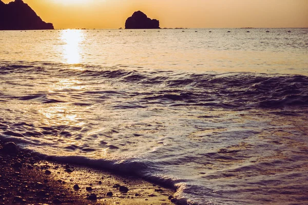 Красивий Схід Сонця Біля Моря — стокове фото