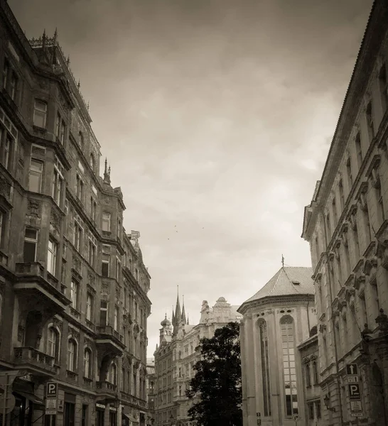 Arquitetura Antiga Praga Magnífica — Fotografia de Stock