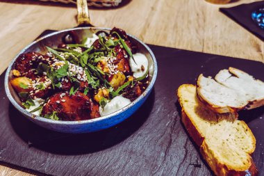 Sebzeli ızgara dana eti.