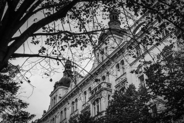 Güz Prag 'ın güzel sokakları ve mimarisi