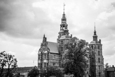 Kopenhag 'daki Güzel Rosenborg Kalesi