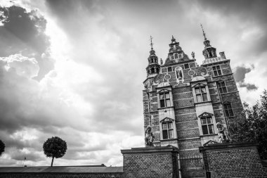 Kopenhag 'daki Güzel Rosenborg Kalesi