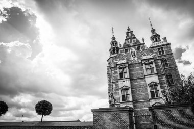 Kopenhag 'daki Güzel Rosenborg Kalesi