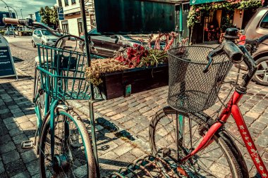 Kopenhag Şehri, Danimarka, İskandinavya. Güzel bir yaz günü