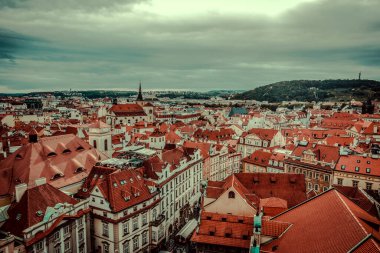 Ortaçağ Prag 'ının muhteşem mimarisi, Avrupa seyahati.