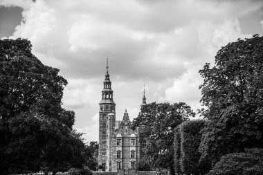 Kopenhag 'daki Güzel Rosenborg Kalesi