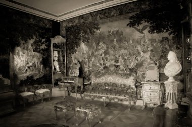 Kopenhag 'daki Rosenborg Kalesi' nin güzel odaları