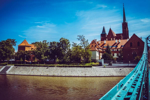 Belles Églises Wroclaw Attractions Voyages Europe — Photo