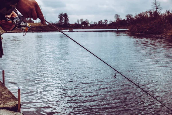 Pesca Sport Ricreazione Sfondo — Foto Stock