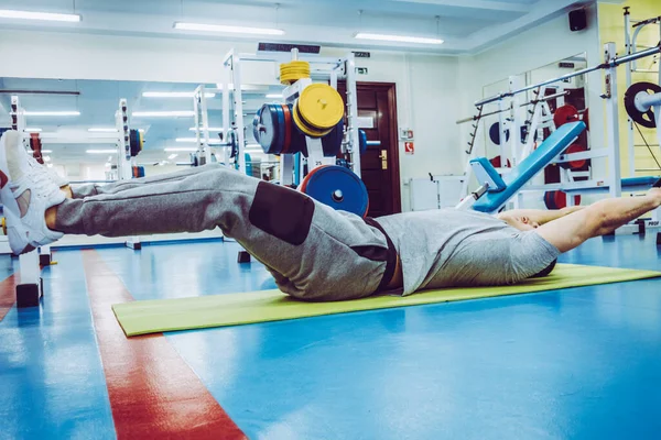 Man Goes Sports Gym — Stock Photo, Image