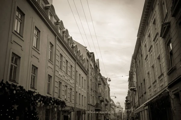 Magnificent Winter Lviv Architecture Streets — Stock Photo, Image